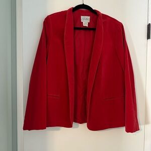 Red Velvet Women's Blazer
